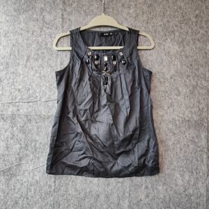 Whimsigoth A.N.A Preppy Summer Evening Romantic Glam Party Tank Top